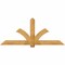 Ekena Millwork Redmond Rough Sawn Timber Gable Bracket, Western Red Cedar, 84"W x 35"H x 2"D x 6"F, 10/12 Pitch GBW084X35X0206RED00RWR - alternate 1